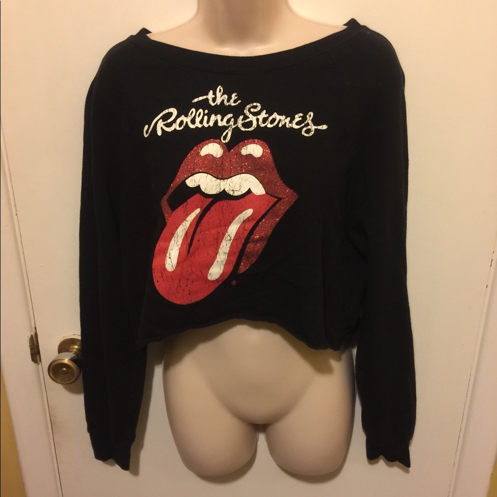 Rolling stone crop top❗️💕